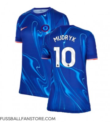 Chelsea Mykhailo Mudryk #10 Replik Heimtrikot Damen 2024-25 Kurzarm